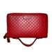 Gucci Bags | Gucci Microguccissima Long Zip Around Wallet Soft Margaux Leather Rosso Red | Color: Red | Size: Os