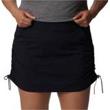 Columbia Shorts | Columbia Anytime Casual Omni-Shield Black Ruched Skort - Size Large Nwt | Color: Black | Size: L