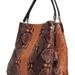 Coach Bags | Coach Phoebe F35209 Snakeskin Embossed Brown Leather Shoulder Bag | Color: Tan | Size: Os