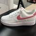 Nike Shoes | Nike Airforce Pink Swoosh | Color: Pink/White | Size: Various