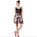 Anthropologie Dresses | Anthro Peter Som X Made In Kind Brushstoke Blossom Dress Us Size 2 Euro Size 6 | Color: Black/Red | Size: 2