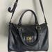 J. Crew Bags | J. Crew Leather Handbag Purse Bag Black Leather Adjustable Strap Gorgeous | Color: Black | Size: Os