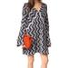 Free People Dresses | Free People Rhiannon Chevron Sweater Dress | Color: Black/Gray | Size: M