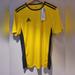 Adidas Shirts | Gt6837 Adidas Football Soccer Men's Small S Jersey Yellow Blue Aeroready Nwt | Color: Blue/Yellow | Size: S