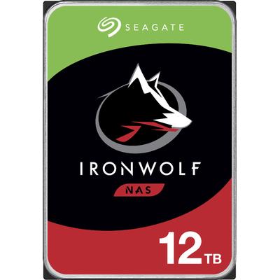 SEAGATE HDD-NAS-Festplatte "IronWolf" Festplatten Bulk, inkl. 3 Jahre Rescue Data Recovery Services Gr. 12 TB, silberfarben