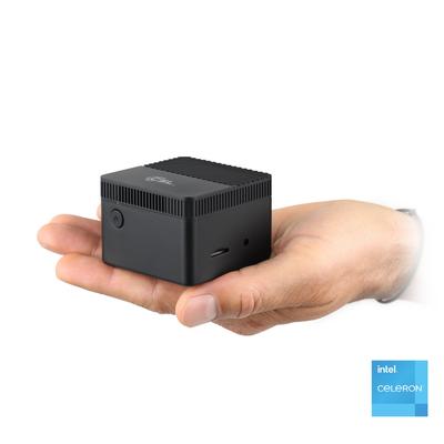 CSL Mini-PC "Tiny Box" Computer 2m HDMI Kabel Gr. Microsoft Windows 11 Pro (64 Bit), 4 GB RAM 512 GB SSD, schwarz