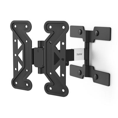 HAMA TV-Wandhalterung "TV Halterung, schwenkbar, ausziehbar, 48 - 122 cm (19"-48"), 32", 43", schwarz, Gerätehalterungen Image