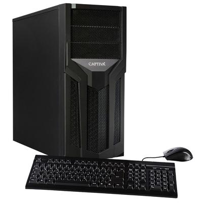 CAPTIVA Business-PC "Workstation I75-691", schwarz, ohne Betriebssystem, 16 GB RAM 1000 GB SSD, Computer