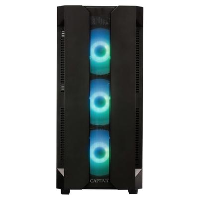CAPTIVA Gaming-PC "Ultimate Gaming R80-163", schwarz, ohne Betriebssystem, 64 GB RAM 2000 GB SSD, Computer
