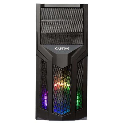 CAPTIVA Gaming-PC "Advanced Gaming I80-567", schwarz, ohne Betriebssystem, 16 GB RAM 1000 GB SSD, Computer