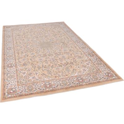 Wollteppich THEKO "Dolna - 859", beige (sand), B:80cm H:10mm L:150cm, Schurwolle, Teppiche, Kurzflor, reine Wolle, Orient-Optik Image