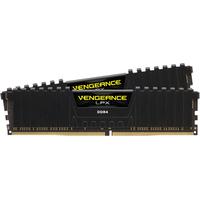 CORSAIR PC-Arbeitsspeicher VENGEANCE LPX Speicherkit 16 GB (2 x 8 GB) Arbeitsspeicher Gr. 16 GB, 3200 MHz, schwarz Arbeitsspeicher