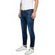 Slim-fit-Jeans REPLAY "ANBASS HYPERFLEX BIO" Gr. 36, Länge 32, blau (darkblue, washed) Herren Jeans Slim Fit