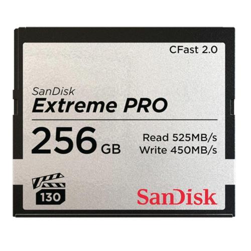"SANDISK Speicherkarte ""CFast Extreme Pro 2.0"" Speicherkarten Gr. 256 GB, grau Speicherkarten"