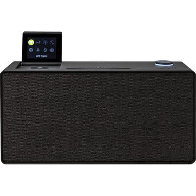 PURE Digitalradio (DAB+) "Evoke Home", schwarz (coffee schwarz), Radios, zusätzliches CD Laufwerk