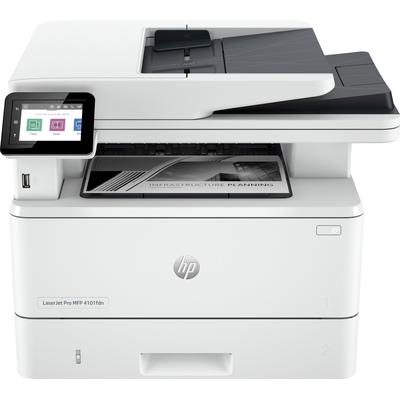 HP Multifunktionsdrucker "LaserJet Pro MFP 4102fdw" Drucker schwarz-weiß (weiß, schwarz) Multifunktionsdrucker