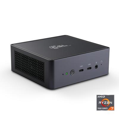 CSL Mini-PC "VenomBox HS / Win 11 Home" Computer Gr. Microsoft Windows 11 Home (64 Bit), 64 GB RAM 2000 GB SSD, schwarz Mini PC