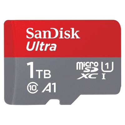 SANDISK Speicherkarte "microSDXC Ultra, Adapter "Mobile"", grau, 1000 GB, Speicherkarten