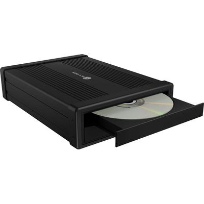 ICY BOX Festplatten-Gehäuse "ICY externes Gehäuse für 1x 5,25 SATA DVD/Blue-Ray Laufwerk" Computergehäuse schwarz Weitere PC-Komponenten