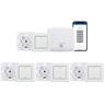 HOMEMATIC IP Smart-Home-Zubehör ""Starter Bundle"", weiß, B:28,5cm H:32cm T:40,5cm, Smart-Home-Stationen, Smart Home für 4 Rollläden & Markisen