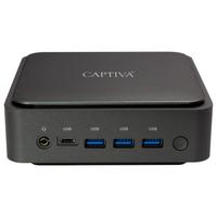 CAPTIVA Mini-PC Mini PC Power Starter I76-546 Computer Gr. ohne Betriebssystem, 16 GB RAM 250 GB SSD, schwarz Mini PC