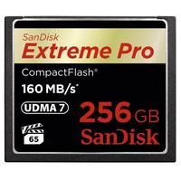 SANDISK Speicherkarte CF Extreme Pro Speicherkarten Gr. 256 GB, schwarz Speicherkarten