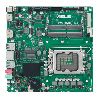 ASUS Mainboard "PRO H610T D4-CSM" Mainboards grün