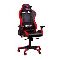 HYRICAN Gaming-Stuhl Striker Code Red XL ergonomischer Gamingstuhl,Schreibtischstuhl Stühle Gr. Kunstleder-Stoff, Stahl, rot (rot, schwarz, rot) Gamingstühle