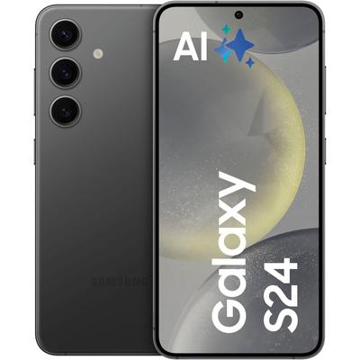 SAMSUNG Smartphone "Galaxy S24", schwarz (onyx schwarz), 128 GB, Mobiltelefone, AI-Funktionen, Topseller
