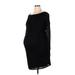 BeMaternity by Ingrid & Isabel Casual Dress: Black Dresses - Women's Size X-Large