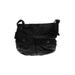 Linea Pelle Shoulder Bag: Pebbled Black Solid Bags