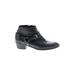 J.Crew Ankle Boots: Black Print Shoes - Women's Size 7 - Round Toe