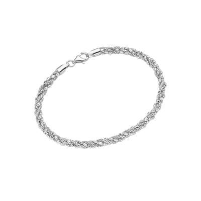 Armband FIRETTI "Schmuck Geschenk Silber 925 Armschmuck Armkette Fantasie", silber (silberfarben), Armbänder, Damen, Sil