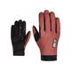 Ziener CROM Touch Men's Long Fingerless Mountain Bike/Mountain Bike Gloves | Long Finger Gloves with Touch Function - Breathable, Cushioning, Chestnut, 8.5