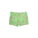 Lilly Pulitzer Khaki Shorts: Green Bottoms - Women's Size 2 - Medium Wash