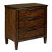 Kincaid Elise 3 - Drawer Solid Wood Nightstand in Wood in Brown | 30 H x 28 W x 17 D in | Wayfair 77-141