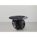 Meridian Furniture USA Round 48" Dining Table Marble/Granite in Black | 30 H x 48 W x 48 D in | Wayfair 219Black-DT48