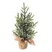 Northlight Seasonal 13.25" Faux Pine Tree in Pot Plastic in Brown/Green | 13.25 H x 8.25 W x 8.25 D in | Wayfair NORTHLIGHT HN92693