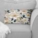East Urban Home White Poppies Minimalist Floral Elegance III - Floral Printed Throw Pillow Polyester/Polyfill blend | 12 H x 20 W x 5 D in | Wayfair