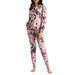 Juno Butterfly Hooded Top & joggers Lounge Set