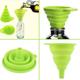 1Pcs Kitchen Mini Silicone Gel Foldable Funnel Hopper Cooking Kitchen Gadgets