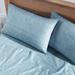 Superior Melange Flannel Cotton Two-Toned Textured Pillowcases, Set of 2