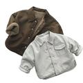 Godderr Kids Toddler Winter Fleece Jacket for Baby Boys Girls Warm Coat Tops Long Sleeve Padded Shirt Outerwear for 1-8Y