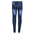 Kids Girls Stretch Skinny Jeans Fashion High Waisted Ripped Denim Pants Casual Slim Fit Jeans Trousers 3-13Y