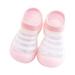 HBYJLZYG Baby Sock Shoes Floor Socks Hollow Anti-Slip Ankle Prewalker Toddler Baby Boys Girls Cute Solid Color Stripe Hollow Out Breathable Soft Toddler Shoes