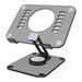 Chicmine Rotating Laptop Stand Non-slip Transparent Acrylic Heightening Bracket for MacBook Tablet Mobile Phone Desktop Laptop Holder for Heat Dissipation Multifunctional Notebook Support Mount