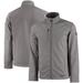 Men's Cutter & Buck Gray Detroit Lions Evoke Eco Softshell Recycled Full-Zip Jacket