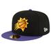 Men's New Era Black/Purple Phoenix Suns 2-Tone 59FIFTY Fitted Hat