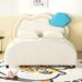 Slat Low Profile Bed Cute Cartoon Bed, Full - Beige