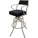 Carolina Black Swivel Tilt Counter 26" or Bar 30" Metal Bar Stool